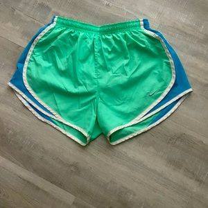 Mint Green Lightly Worn NIKE Shorts